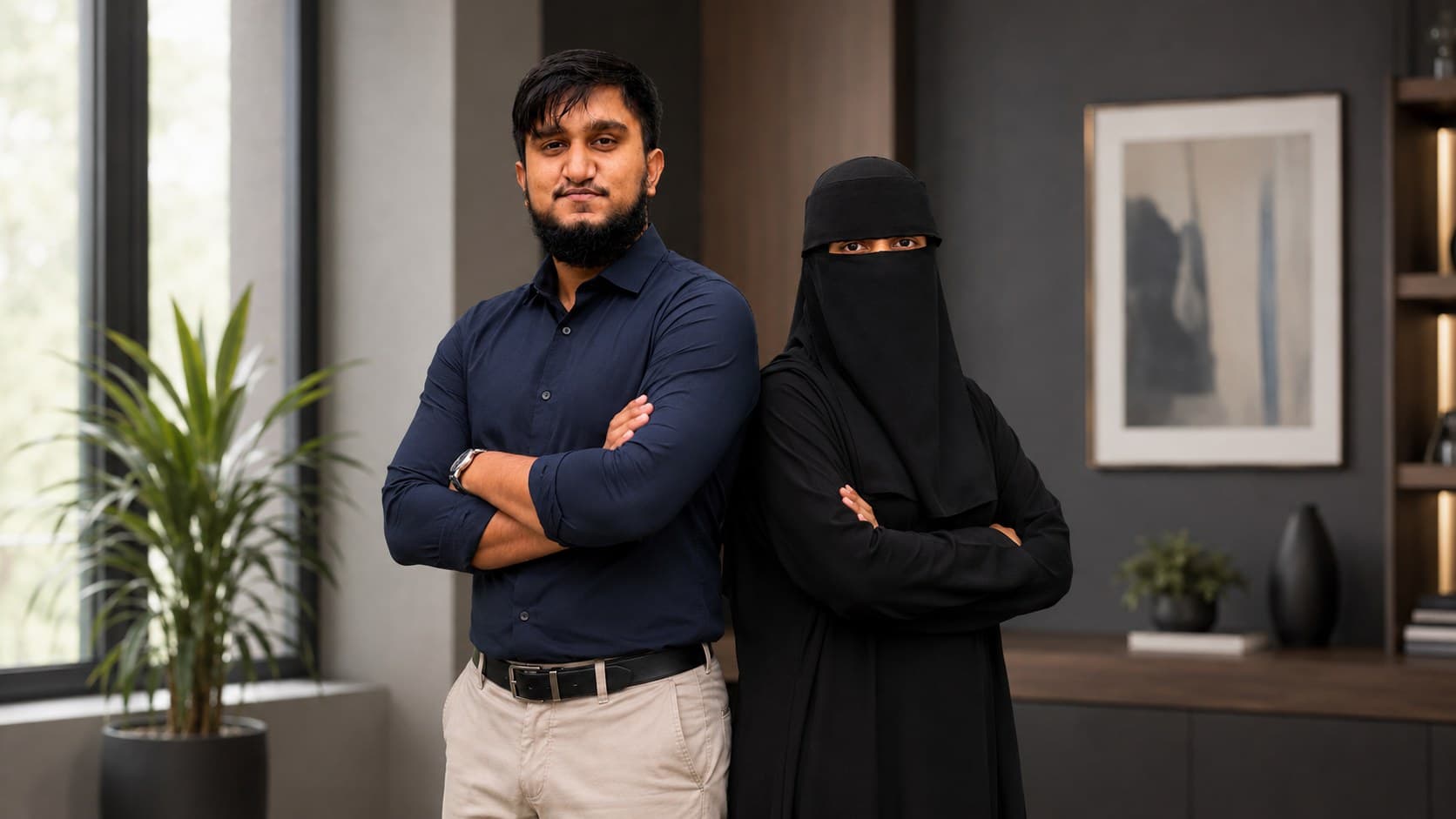 Abdul Ahad and Areesha Sheikh, the two coaches behind The Growth Partners.